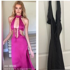 Revolve‎ x Camila Coelho Abigale Midi Dress in Black